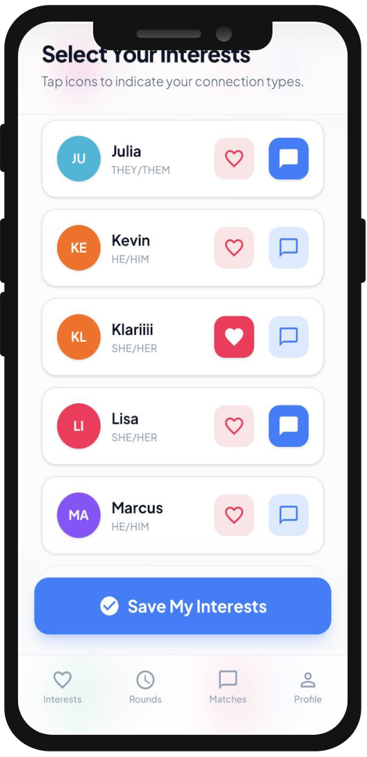 App preview on phone