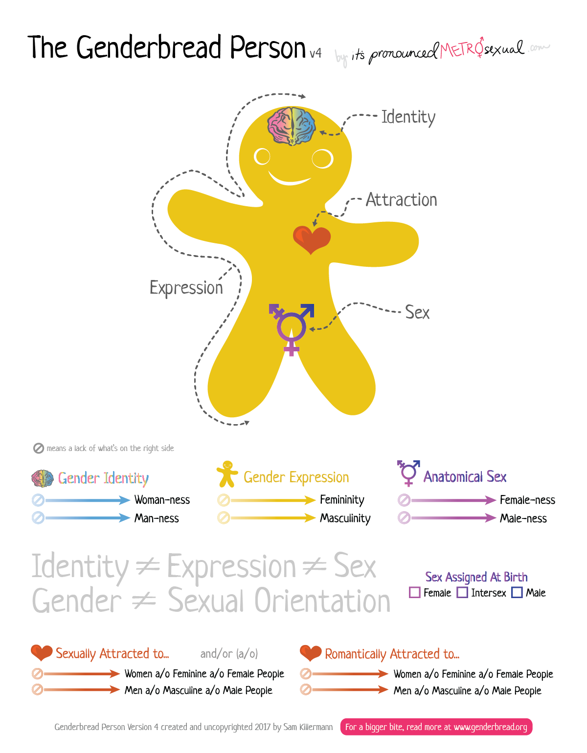 Genderbread Person framework illustration